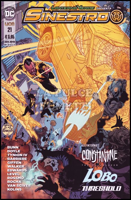 LANTERNA VERDE PRESENTA - SINESTRO #    21